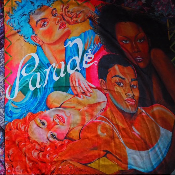 Parade square souvenir scarf - Picture 1 of 4